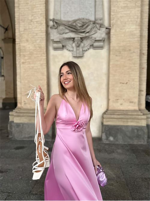 Rosa Vestito Tulle Kontatto Dress Abito Candy Kontatto Kontatto Outlet  Abito Candy Tulle