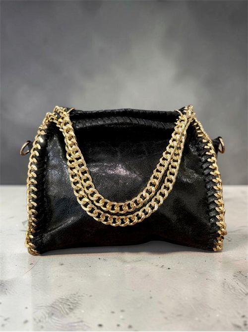 Borsa catene classic SETTEBÌ | B001NERO/ORO