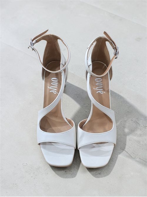 sandalo spirale in pelle OVYÈ | 887BURRO