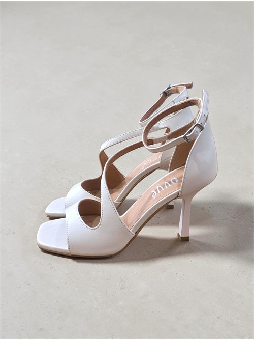 sandalo spirale in pelle OVYÈ | 887BURRO