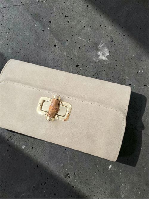 Clutch bamboo suede SETTEBÌ | B175COLONIALE