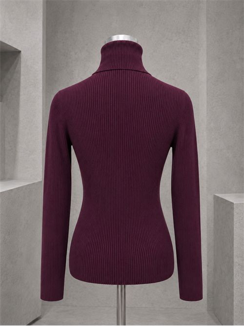 dolcevita costine viscosa KONTATTO | 3M0117BURGUNDY