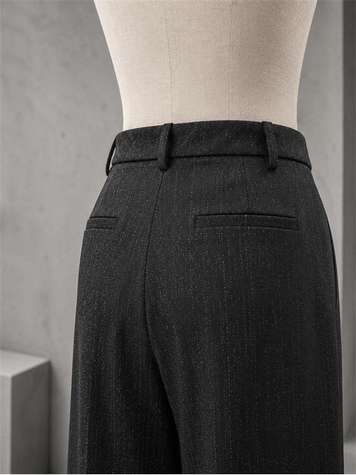 Completo gessato lurex KONTATTO | CO230FNERO