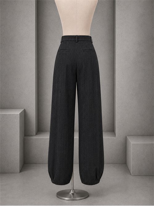 Completo gessato lurex KONTATTO | CO230FNERO