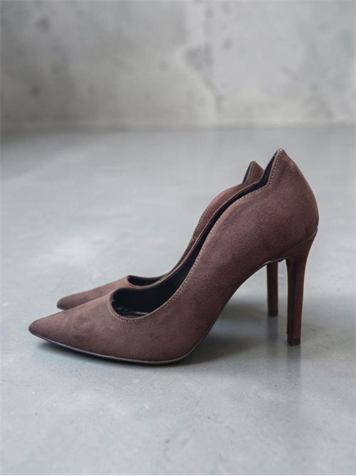 Décolleté suede wave OVYÈ | S010CIOCCOLATO