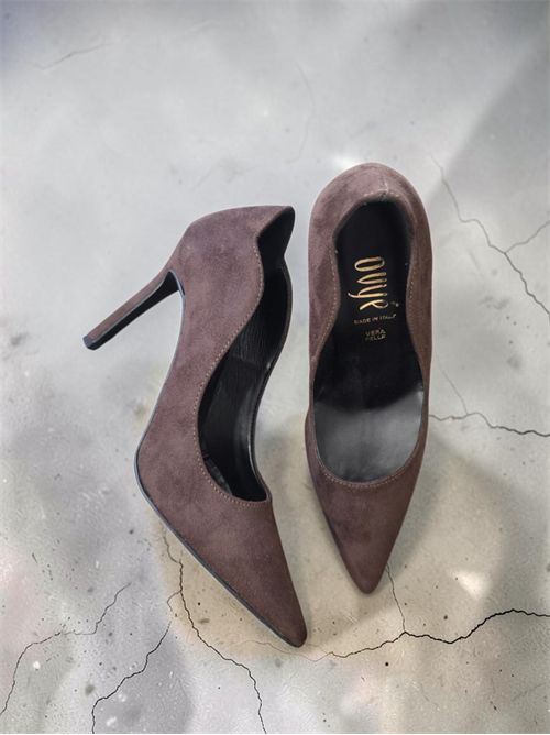 Décolleté suede wave OVYÈ | S010CIOCCOLATO