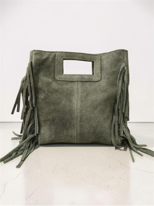 Borsa frange suede classic SETTEBÌ | B188OLIVA
