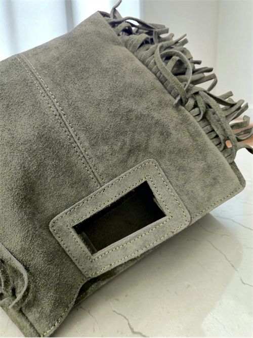 Borsa frange suede classic SETTEBÌ | B188OLIVA