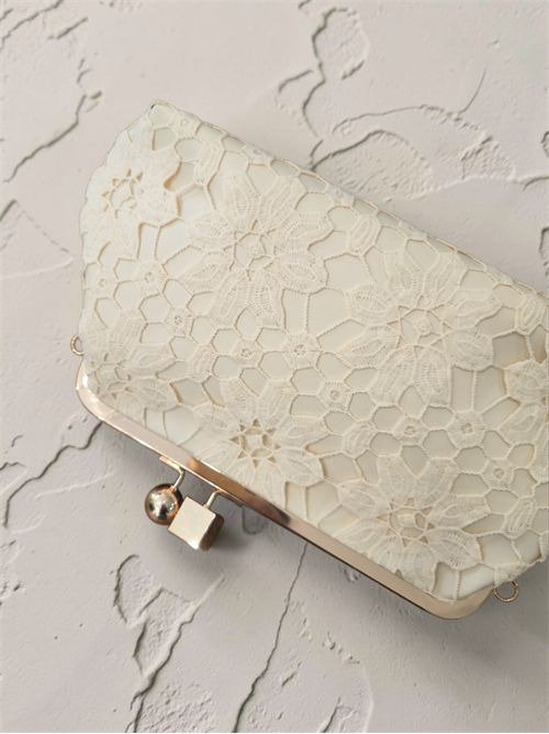 Clutch macramè SETTEBÌ | B200CREMA