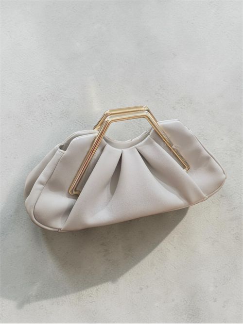 Clutch drappeggio SETTEBÌ | B206GHIACCIO