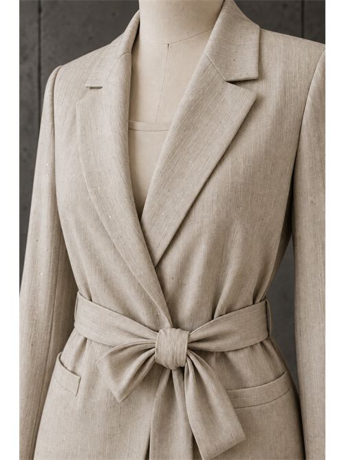 Tailleur kimono gessato micropaillettes KONTATTO | MA6013CCOLONIALE