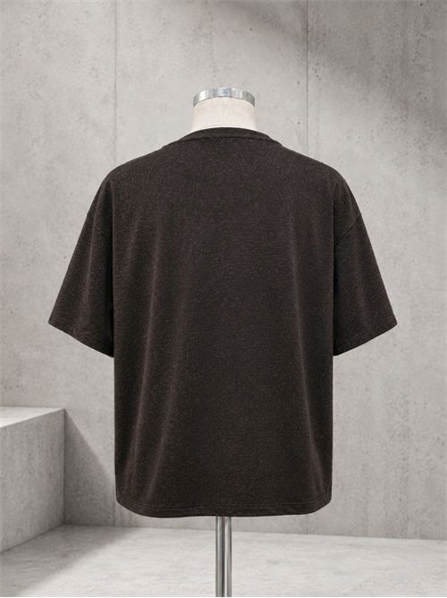 t-shirt lurex girocollo KONTATTO | MR6008CFONDENTE