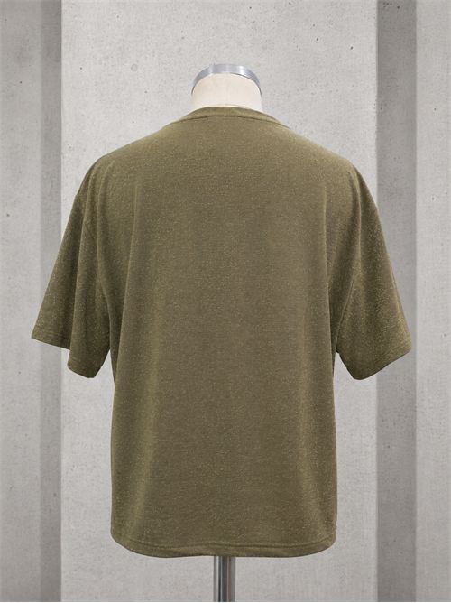 t-shirt lurex girocollo KONTATTO | MR6008COLIVA