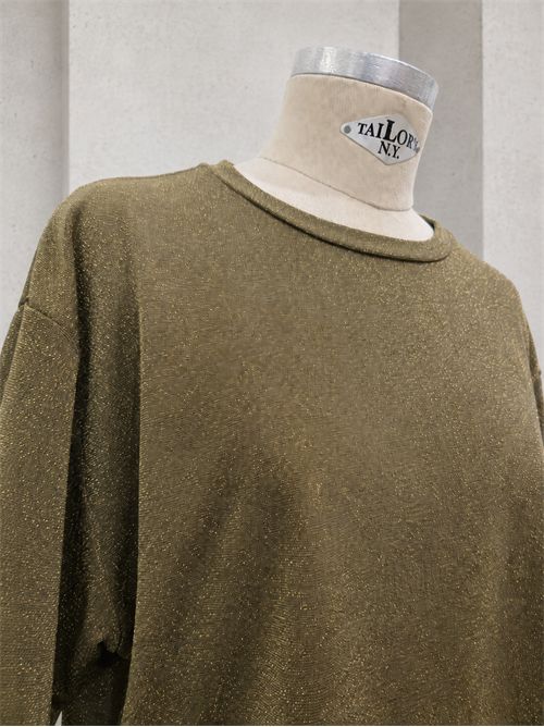 t-shirt lurex girocollo KONTATTO | MR6008COLIVA