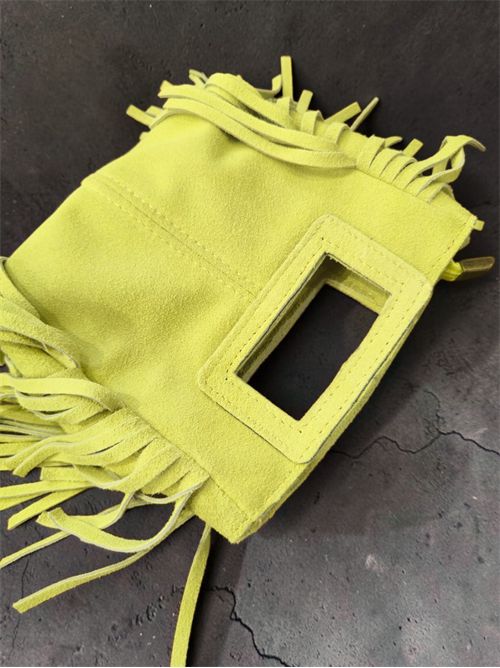 Mini bag suede con frange SETTEBÌ | B180ACIDO