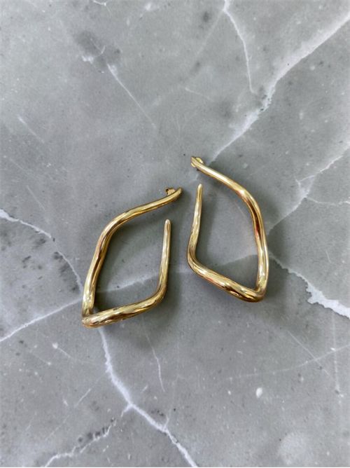 orecchini fluid hoop SETTEBÌ | ORE03ORO