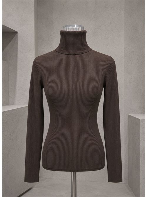 dolcevita costine viscosa KONTATTO | 3M0117CIOCCOLATO