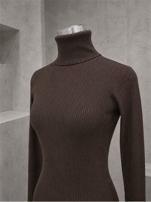 dolcevita costine viscosa KONTATTO | 3M0117CIOCCOLATO