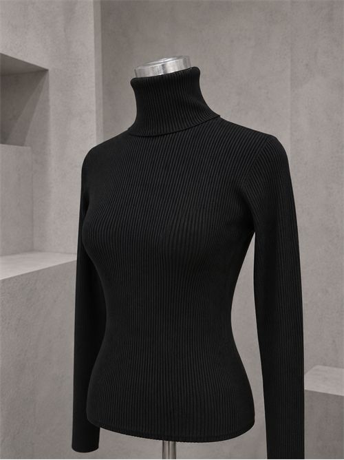 dolcevita costine viscosa KONTATTO | 3M0117NERO