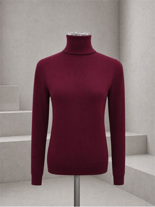 dolcevita viscosa rasata KONTATTO | 3M0124BURGUNDY