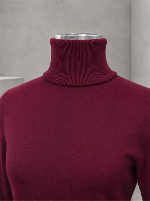 dolcevita viscosa rasata KONTATTO | 3M0124BURGUNDY