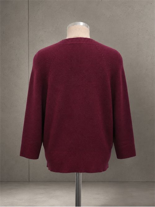 maglioncino over manica kimono KONTATTO | 3M1736CBURGUNDY