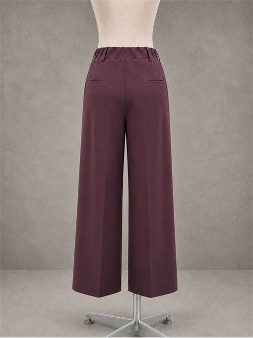 Pantalone palazzo easy on punto milano KONTATTO | CO2006CBURGUNDY