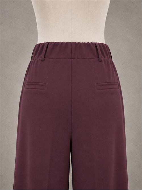 Pantalone palazzo easy on punto milano KONTATTO | CO2006CBURGUNDY