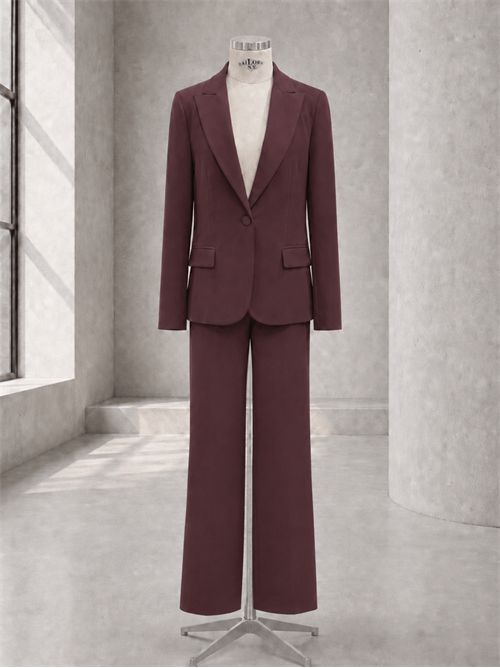 tailleur fluido foderato KONTATTO | MA4000CBURGUNDY