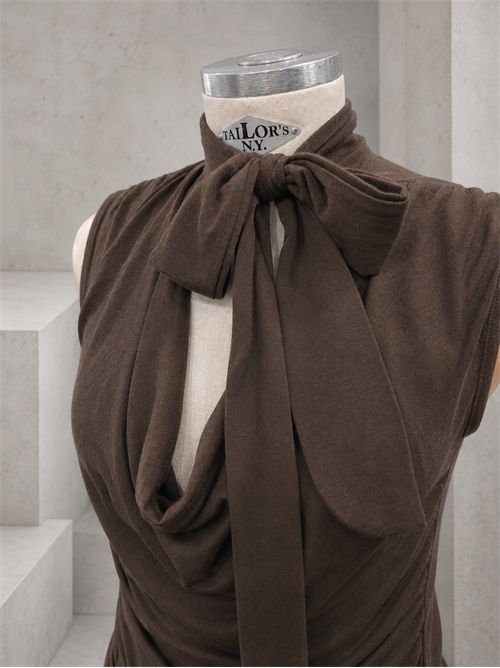 top foulard misto lana KONTATTO | MR7006CCIOCCOLATO