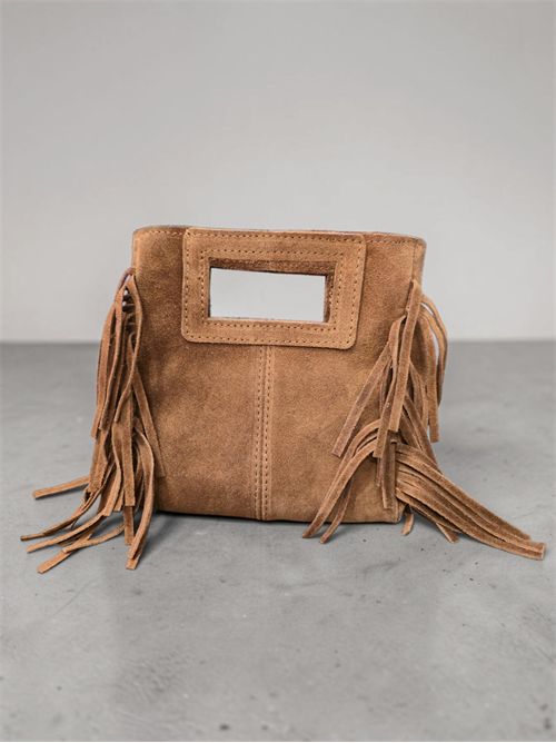 Mini bag suede con frange SETTEBÌ | B180CUOIO