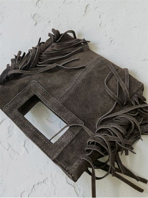 Mini bag suede con frange SETTEBÌ | B180ESPRESSO
