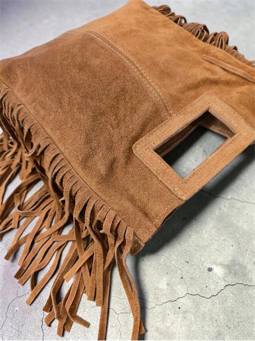 borsa frange suede SETTEBÌ | B188CUOIO