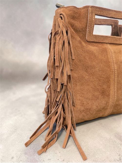 borsa frange suede SETTEBÌ | B188CUOIO