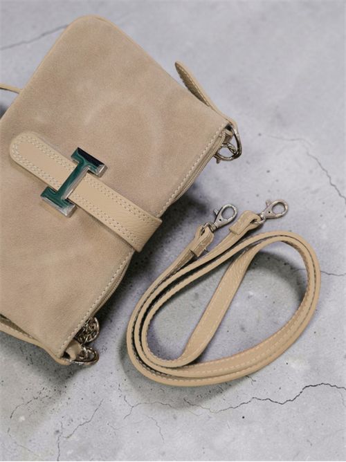 Borsa H nineties suede SETTEBÌ | B189CAPPUCCINO