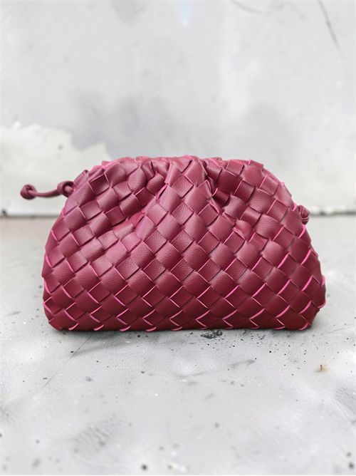 mini pouch bag intreccio vegan SETTEBÌ | B217BURGUNDY