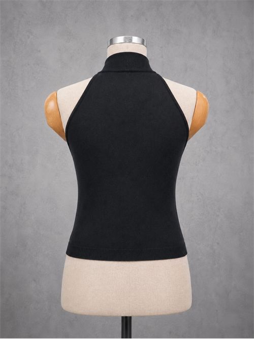 Top americana in maglina KONTATTO | 3M1212NERO