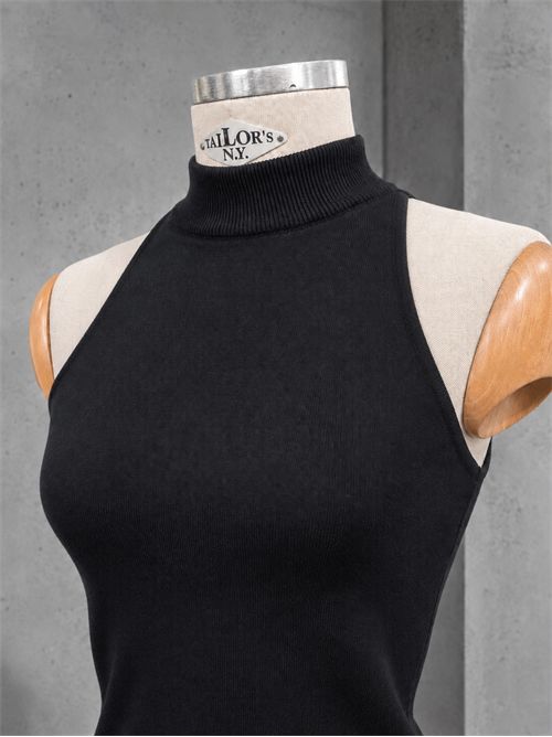 Top americana in maglina KONTATTO | 3M1212NERO