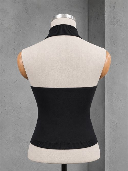 Top americana in maglina KONTATTO | 3M1212NERO